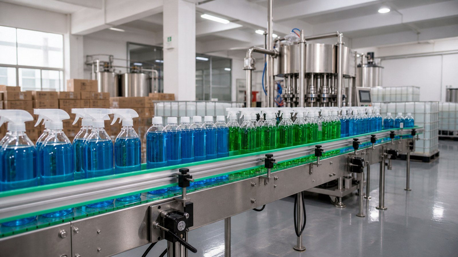 Laikes auto care OEM production and packaging workflow